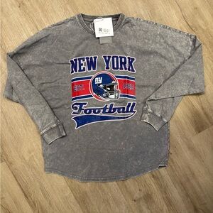 New York Giants Football Graphic Long Sleeve Shirt